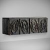 Paul Evans, Rare Sculpture Front wall-mounted cabinet