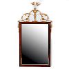 A neoclassical style mirror.