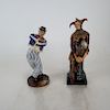 Royal Doulton: "The Jester", "The Hornpipe"