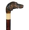 Child's/ Photography Prop Dog Head Cane
