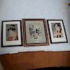 Three Asian Works: Figures, Prints