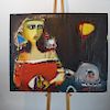 ASIM (Russian): Woman - Acrylic on Canvas
