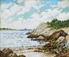 New England Coastal Landscape Painting