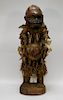 African Carved Wood Figural Ceremonial Statue