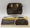 Authentic Louis Vuitton Bag Purse Wallet Set