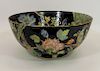 Chinese Guangxu Period Famille Noire Bowl
