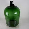 26" Tall Vintage Green Glass Bottle