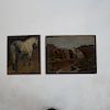 Henry Van INGEN: Horse & Landscape - Two Oils