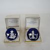 Two St. Louis Glass Crystal Paperweights