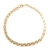 A Ladies Wide Link Necklace in 14K