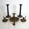 Three Pairs and Two Single Candlesticks