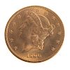 1900 $20 Liberty Gold Double Eagle MS64 or better