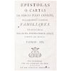 LOTE DE LIBROS DE: Marco Tulio Cicerón.  Los Diálogos de Cicerón / Epístolas o Cartas. Madrid / Valencia: 1788 / 1798. Piezas: 4.