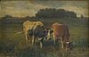 George Arthur Hays (American, 1854-1945)      Grazing Cows.
