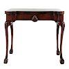 Chippendale Style Walnut Games Table