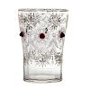 Bohemian Etched Glass Vase