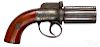 British bar hammer pepperbox pistol