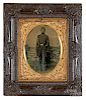 Civil War soldier tintype of a Union Corporal, etc.