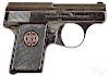 Walther model 9 semi-automatic pistol