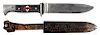 RZM Hitler youth knife and sheath