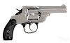 Iver Johnson nickel plated double action revolver
