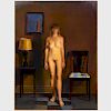Stephen Brown (b. 1947): Female Standing Nude