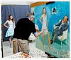 Jim McHugh
(American, 20th Century)
David Hockney painting Chloe and Untitled (Los Angeles Scene)