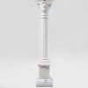 Tall Alabaster Columnar Table Lamp
