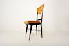 MId Century Modern Set of Eight Elegant Italian Dining Chairs