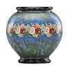 C. CATTEAU; BOCH FRERES Large Gres Keramis vase