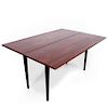 Mid Century Modern Rosewood and Macassar Console Dining Table