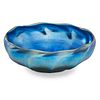 TIFFANY STUDIOS Blue Favrile glass bowl