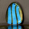 Rare Miguel Pineda Enamel on Copper Oval Dish Mexican Modernism