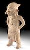 Maya Pottery Figural Whistle - Shaman w/ Horns