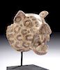 Moche Pottery Jaguar Headdress Ornament