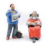 2 ROYAL DOULTON FIGURINES, THE PARISIAN AND THE JUDGE