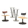 STENDIG Pair of swivel chairs and barstools