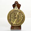 BRASS PAINSWICK ASTROLABE WITH WOODEN STAND