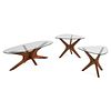 ADRIAN PEARSALL Coffee table, pair side tables