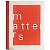"Matters, 1988-1997  Noritoshi Hirakawa" Book