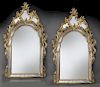 Pr. French giltwood mirrors,