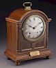 Winterhalder & Hofmeier mahogany bracket clock,