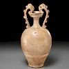 Early Chinese glazed earthenware amphora