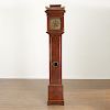 John Martin burl walnut longcase clock