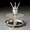 Rare early Tiffany & Co, silver cigar stand