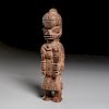 Polynesian carved wood standing figure