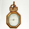 Louis XV style giltwood barometer, Selon Coricelli