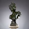 Emmanuel Villanis, bronze sculpture, c. 1900