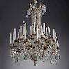 Impressive Louis XV style 32-light chandelier