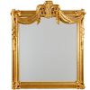 Large Italian Rococo style giltwood mirror